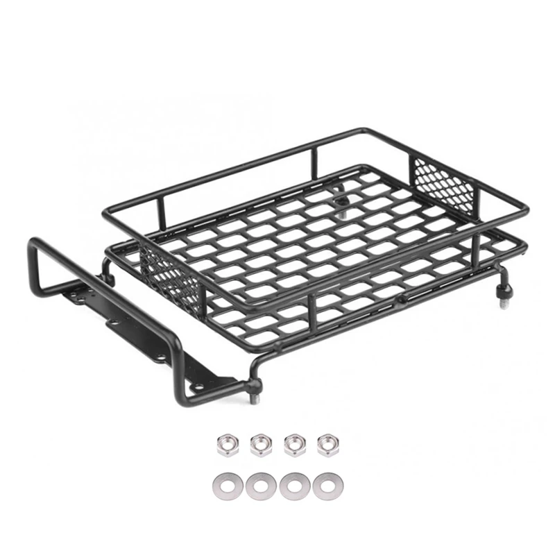 

Metal 170X110mm Luggage Carrier Roof Rack For Axial SCX10 Traxxas TRX4 RC4WD D90 Tamiya CC01 1/10 RC Crawler Car