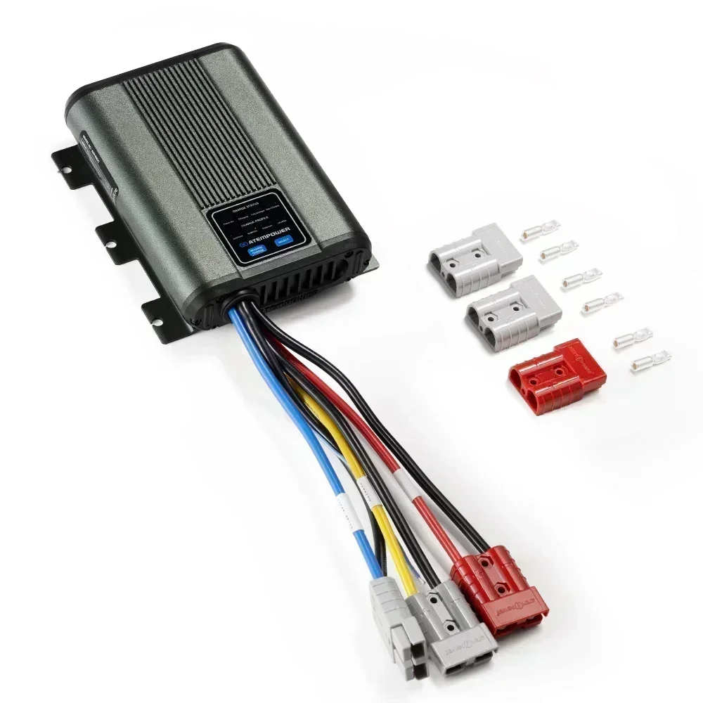 ATEM POWER 3-ступенчатая зарядка 12 В 40 А Зарядное устройство постоянного тока в