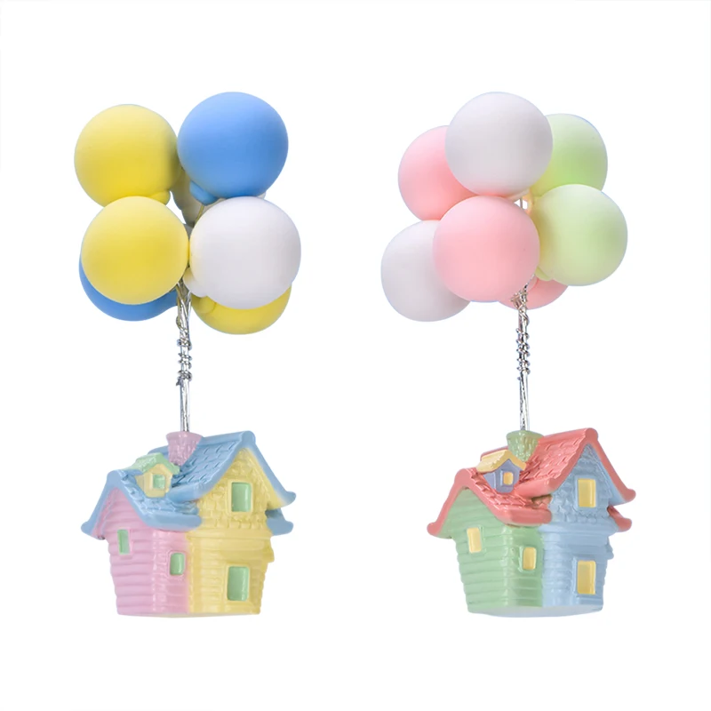 

Balloon Flying House Micro Landscape Decoration Diy Succulent Bonsai Landscaping Accessories Resin Multi-storey House Crafts