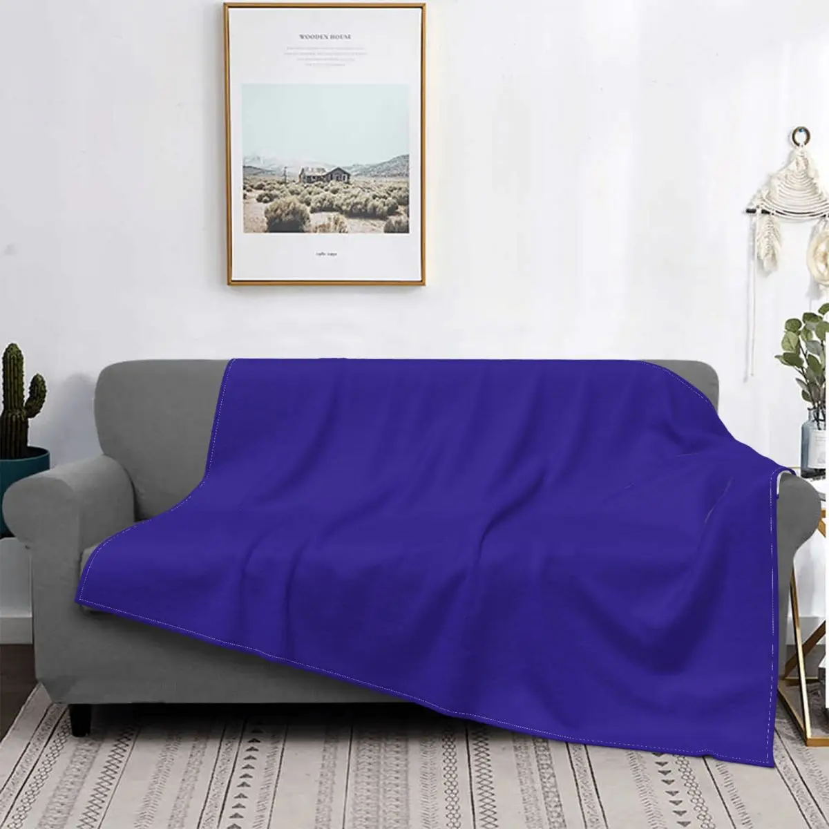 

Фиолетовое однотонное простое одеяло, современный стежок, теплое портативное фланелевое одеяло, покрывало для дома