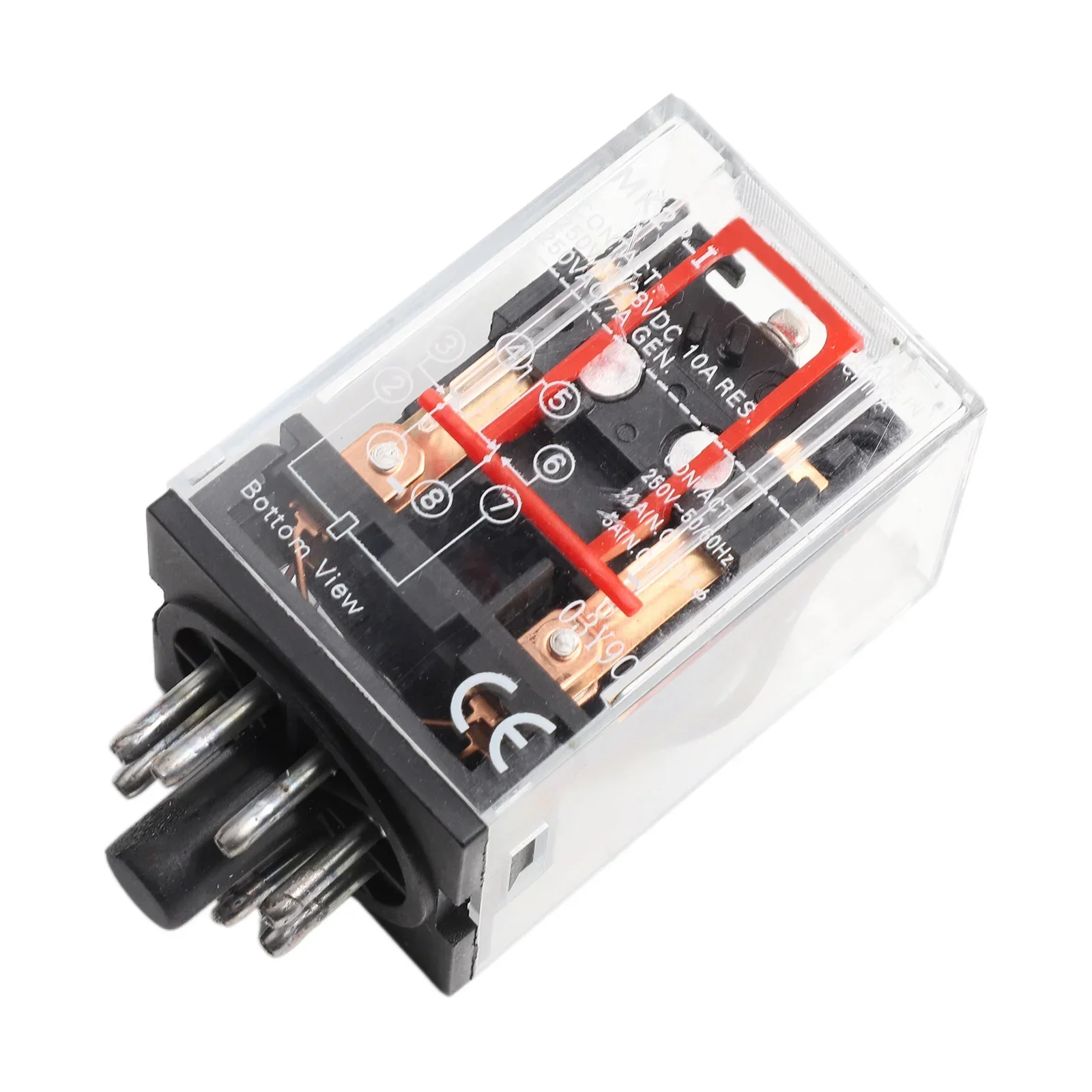 10A Przekaźnik DC 12V Odporność na wysoką temperaturę Wysokiej jakości materiały Zdalne sterowanie Styki ze stopu srebra