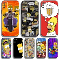 cute homer family s sim psons case for xiaomi poco m3 m3 pro 5g poco x3 x3 pro x3 f3 gt phone case liquid silicon