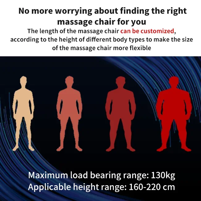 Негабаритное массажное кресло для всего тела 4D 2022 Ai 4d с нулевой гравитацией