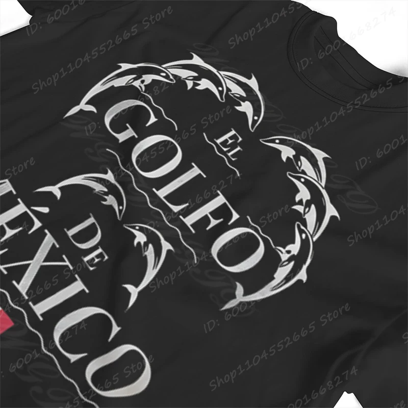 Golfo De Mexico Графические футболки для женщин и мужчин Летняя футболка большого