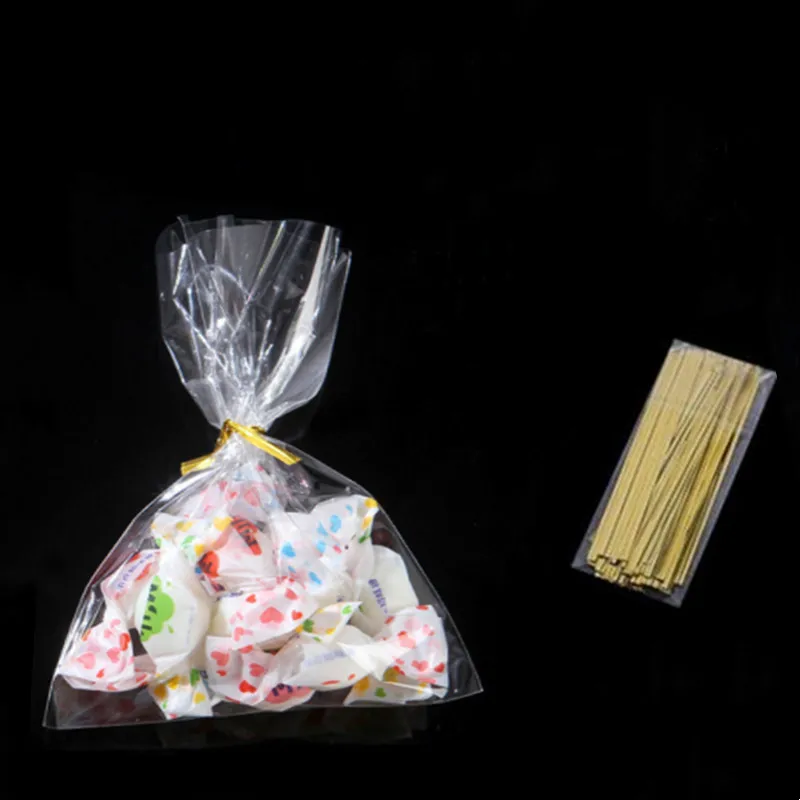 Прозрачный плоский пакет для ювелирных изделий конфет из ОПП пластика