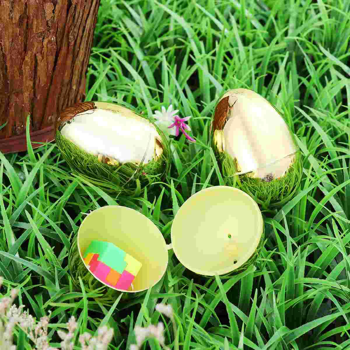

UNOMOR 12 Golden Eggs Shiny Novelty for Party