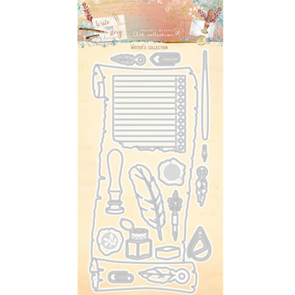 

Write Your Story Craft Metal Cutting Dies Embossing Mold Scrapbook Paper Knife Mould Blade Punch Template Decoration 2022 New