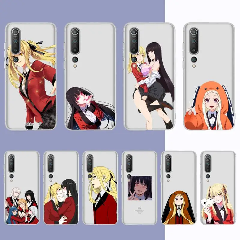 

Japanese Anime Kakegurui Jabami Yumeko Phone Case For Redmi Note 5 7 8 9 10 A K20 pro max lite for Xiaomi 10pro 10T
