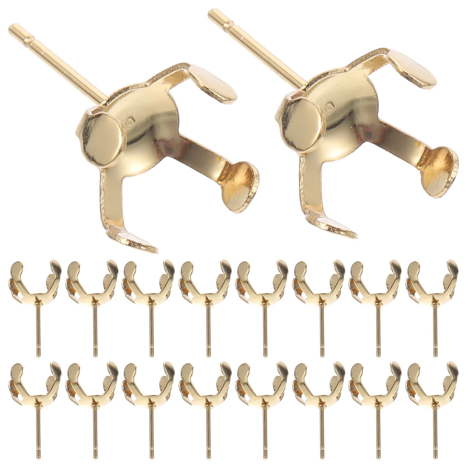 Жемчужный держатель для сережек и гвоздиков женские заготовки принадлежности