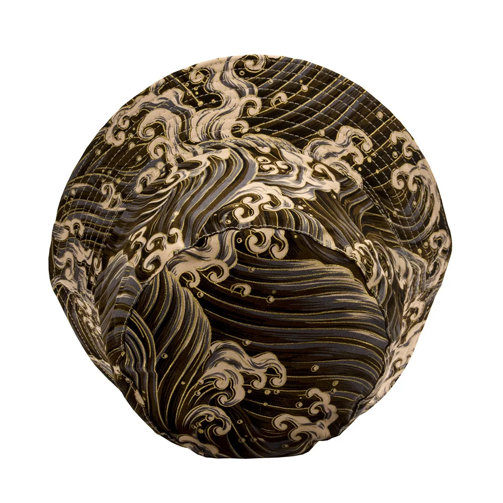 Японская двусторонняя рыбацкая шляпа в винтажном стиле с защитой от солнца в уличной моде, персональность корейской хип-хоп волны, кепка для женщин и мужчин.