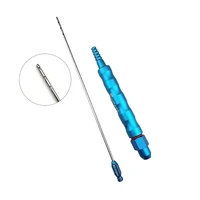 porous luer lock liposuction cannula with reusable handle liposuction instruments 25cm x 3 0mm