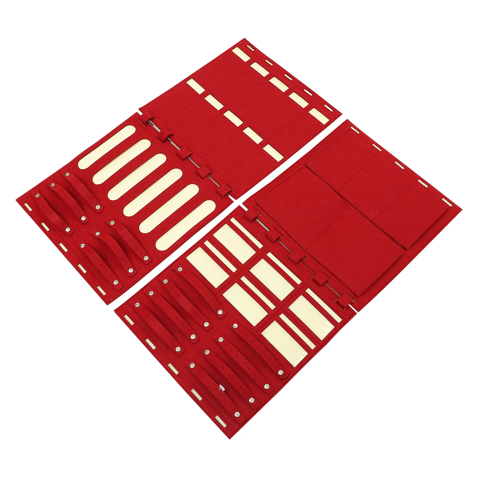 Organizer Jewelry Hanging Wall Earringstorage Necklace Felt Holder Sunglasses Hanger Mounted Door Hair Display Box Cabinet