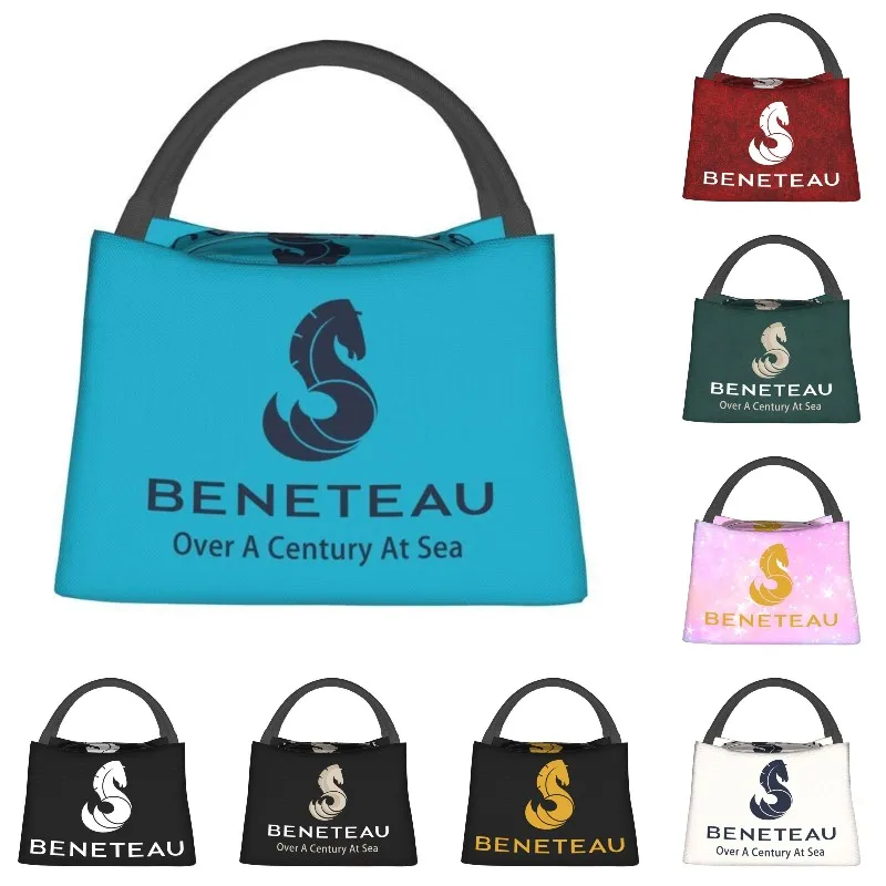 

Beneteau Sailboat Sailing Yacht Insulated Lunch Bag for Work Office Waterproof Cooler Thermal Lunch Box Women