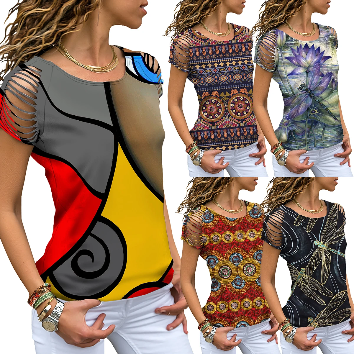

Женские летние топы с короткими рукавами и 3D-принтом в стиле Харадзюку, с круглым вырезом и цветочным принтом, футболка Mujer Camisetas Женская Футболка