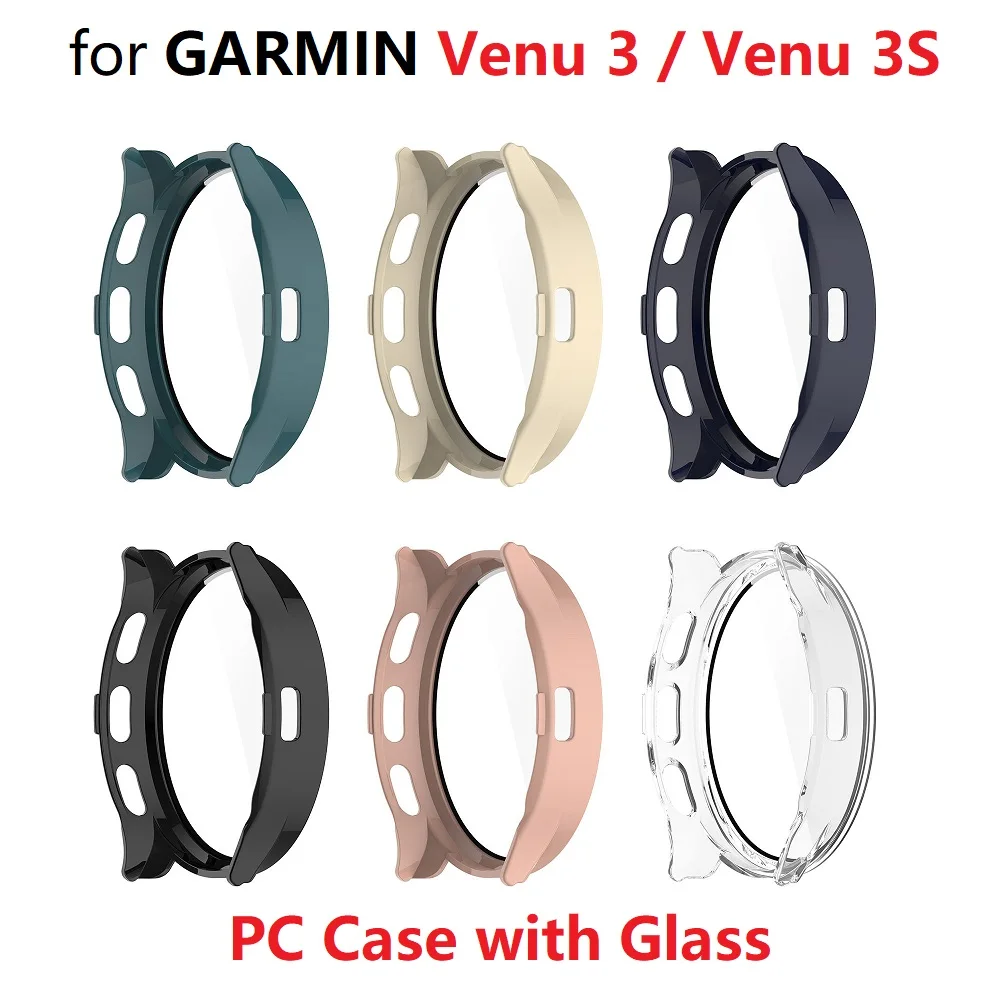 

Защитная крышка для умных часов Garmin CAME 3, жесткий бампер из поликарбоната, чехол-протектор для экрана из закаленного стекла, 10 шт.