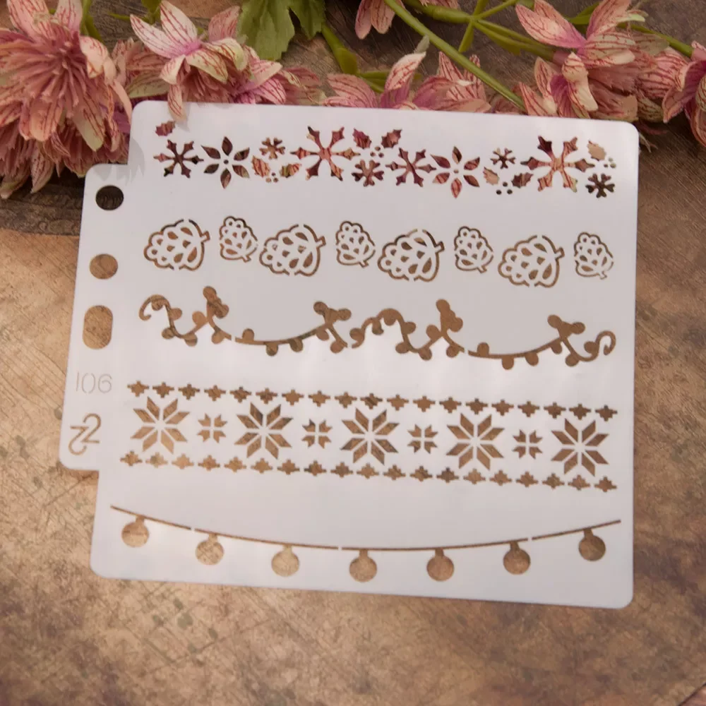

Hollow Stencils Spray/hand Painting Template Pre Tracing Ruler Stencils for Painting DIY Wall Window Scrapbook Decoration