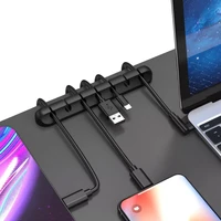 high quality high quality cable organizer silicone winder usb charging cable organizer holder for mouse keyboard headphone wire