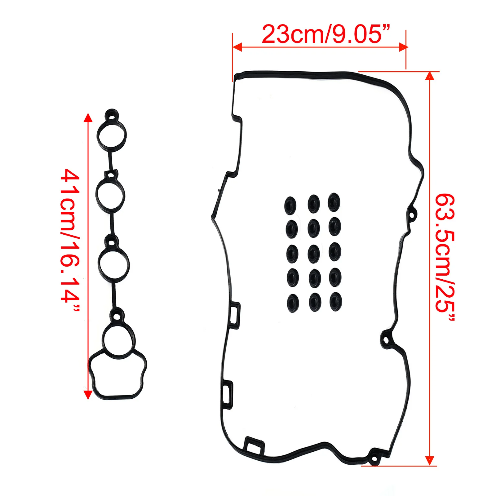 Для Chevrolet Cobalt Pontiac Saturn 4-дверный 2 л 4 2006-10 прокладка крышки клапана двигателя 12598014 VS