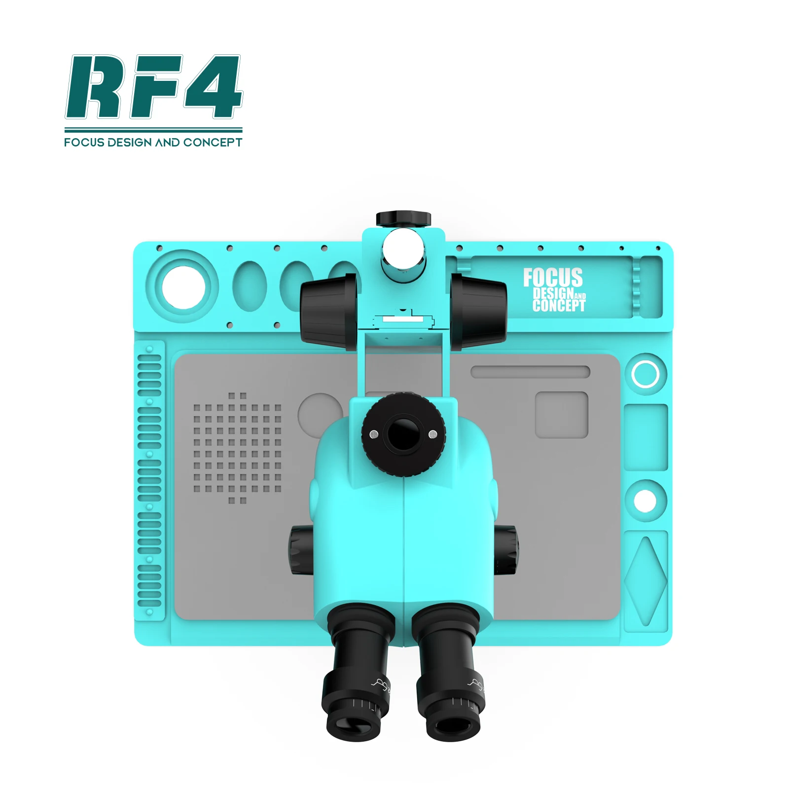 RF4 Новый дизайн 7-50-кратный микроскоп с непрерывным зумом 6,5-65-кратный большой базовый микроскоп с антистатической накладкой для инженера-обслуживания PBC (art.: 3920d0f281028) - 3920d0f281028