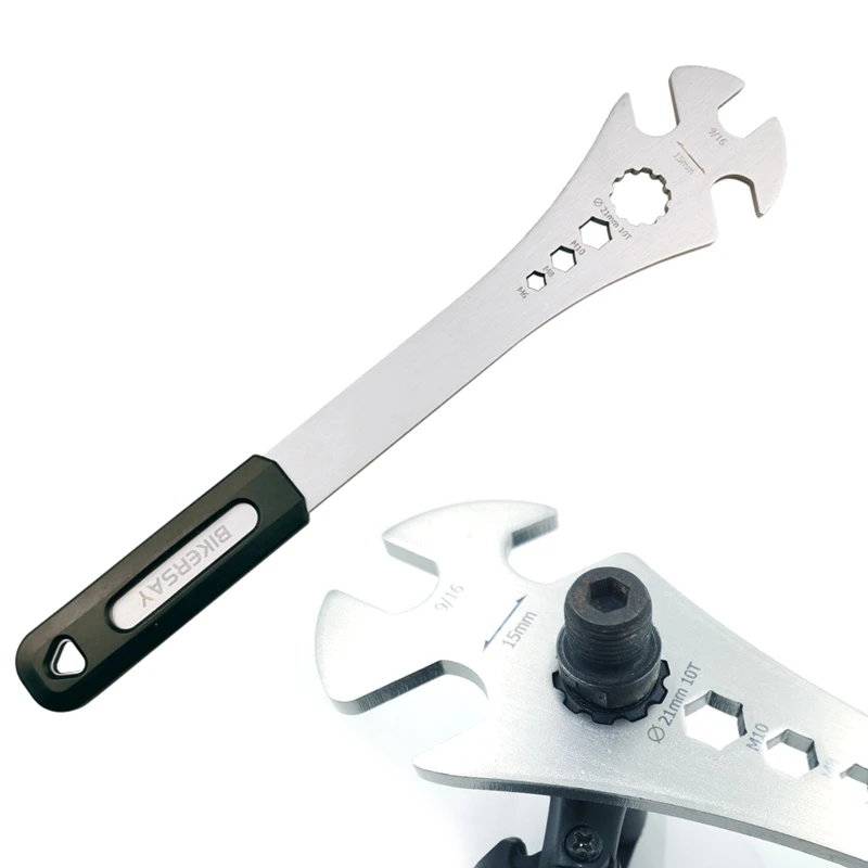 

Велосипедный Педальный ключ, инструмент для ремонта и ремонта велосипедов, с длинной рукояткой, сверхпрочный Алмазный