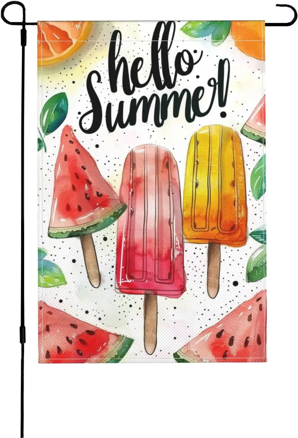 Летние садовые флаги для улицы с арбузным фруктом летние уличные украшения