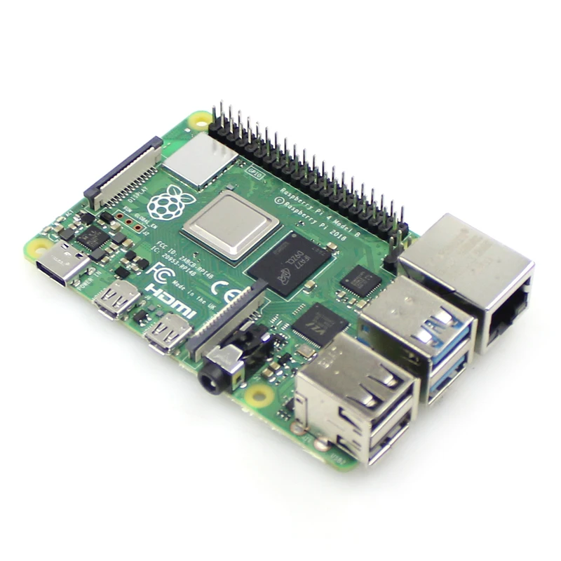 Оригинальный Raspberry Pi 4B сделано в Великобритании 1 ГБ 2 4 8 модуль макетной платы