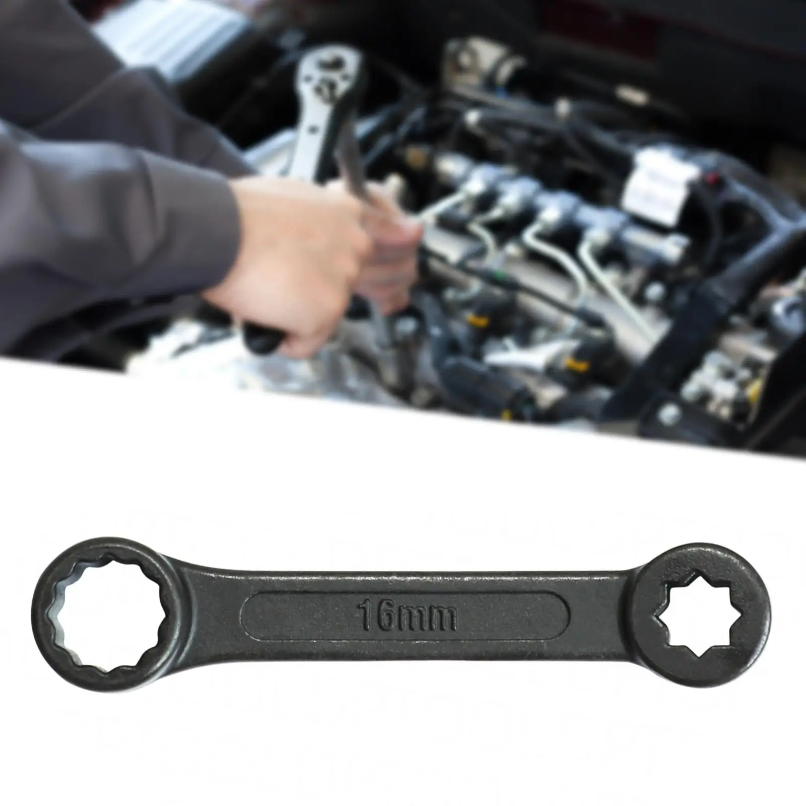 

Offset Engine Mount Socket Wrench 16mm 3/8'' Drive High Performance Fit for Benz