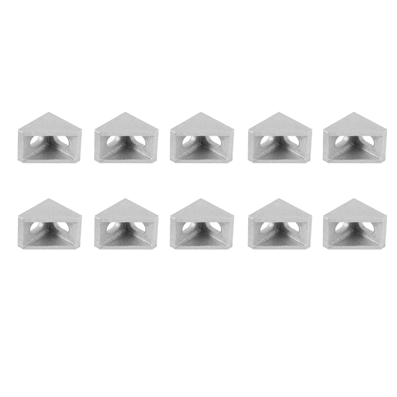20 шт. L-образный кронштейн для крепления под прямым углом экструзии алюминия мм |