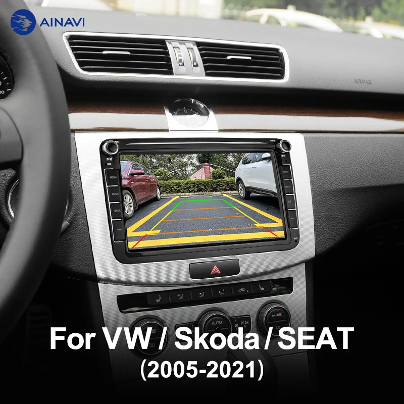 RU Автомагнитола Android 10 для VW Volkswagen Polo/Tiguan/Golf 6 7/Passat/b7/b6/Jetta/Skoda/Octavia Seat CarPlay