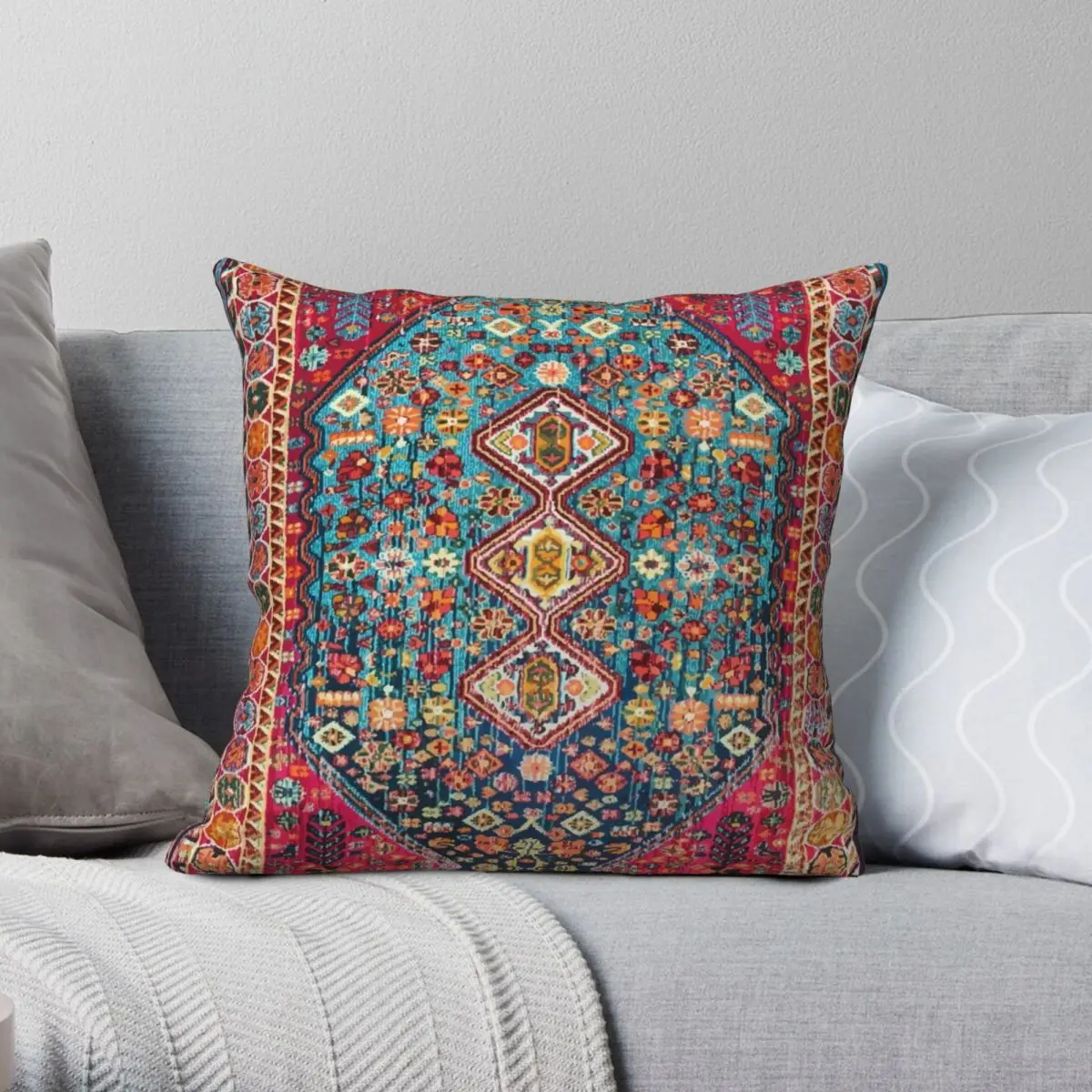 

Traditional Moroccan Style Fabric Pillowcase Polyester Linen Velvet Creative Zip Decorative Throw Pillow Case Home Cushion Cover