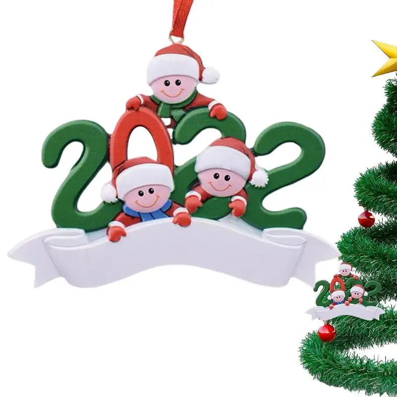 

Resin Christmas Pendant Happy Family Made Of Resin Material Family Name Resin Holiday Decorations