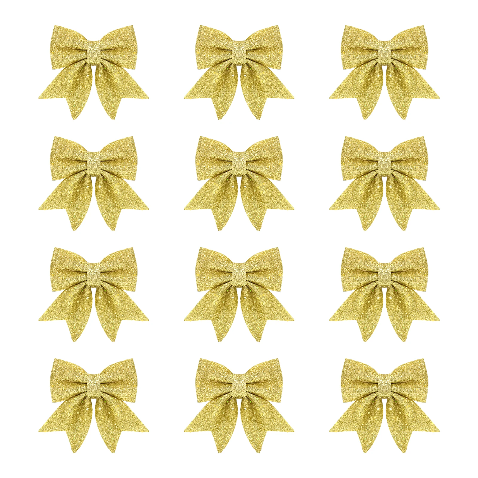 

12 шт., декоративные блестки для украшения ёлки