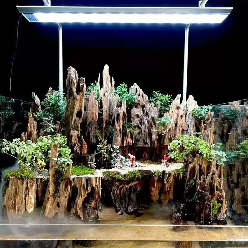 Натуральный пористый аквариум деревянный корягий орнамент для аквариума крабов