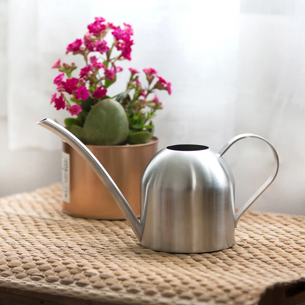 

1PC Watering Kettle Stainless Steel Flower Plants Watering Can Device Gardening Tool