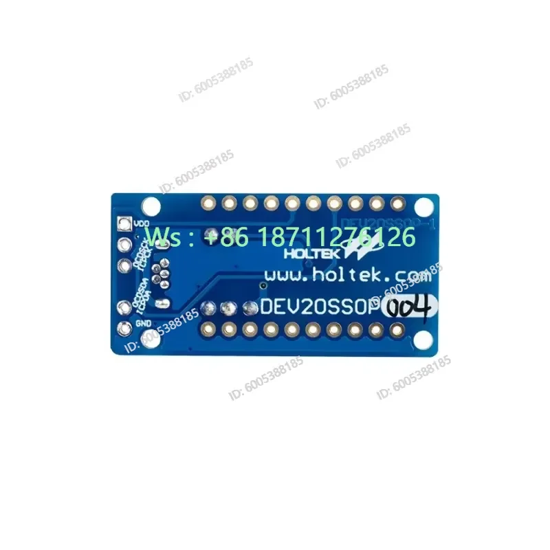 Фото 1 шт. Комплект платы для разработки HT66F004 DEV20SSOP004, программа для прошивки и отладки микроконтроллера №4