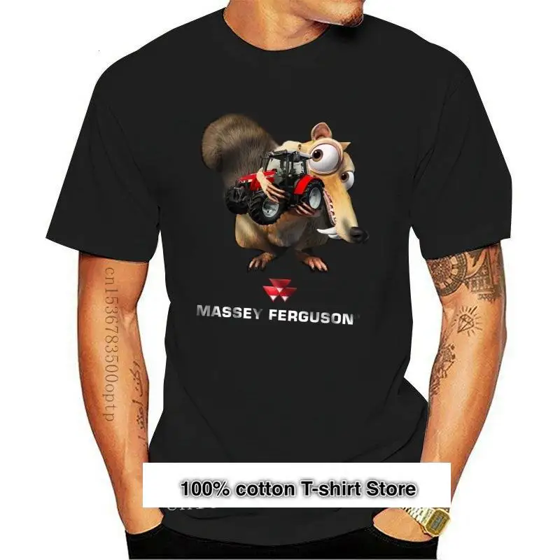 

Camiseta de algodón de manga corta para hombre, camiseta divertida de Massey Ferguson, a la moda, nueva