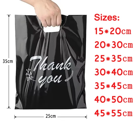 Многоразовые пластиковые сумки Flechazo 100 шт