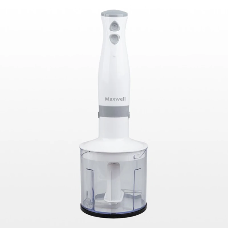 Погружной блендер Maxwell MW-1169 W (Пиковая мощность 500 Вт номинальная 350 1 скорость +
