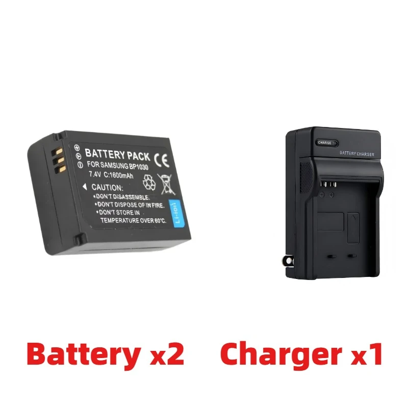Новая аккумуляторная батарея BP1030 7.4V 1600mAh для камер Samsung NX1000 NX2000 NX300 NX500 NX210, литий-ионная, перезаряжаемая, с зарядным устройством (art.: 3920dbcc0cb99) - 3920dbcc0cb99