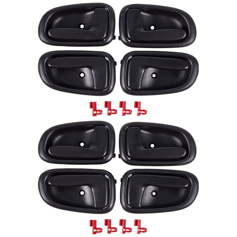 

8X Fit For 93-97 Toyota Corolla Inside Door Handle Long Legs Front Rear Left Right