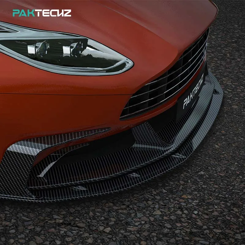Фото Комплект обвеса из сухого карбона Paktechz: нижний передний сплиттер для Aston Martin DB11 №4