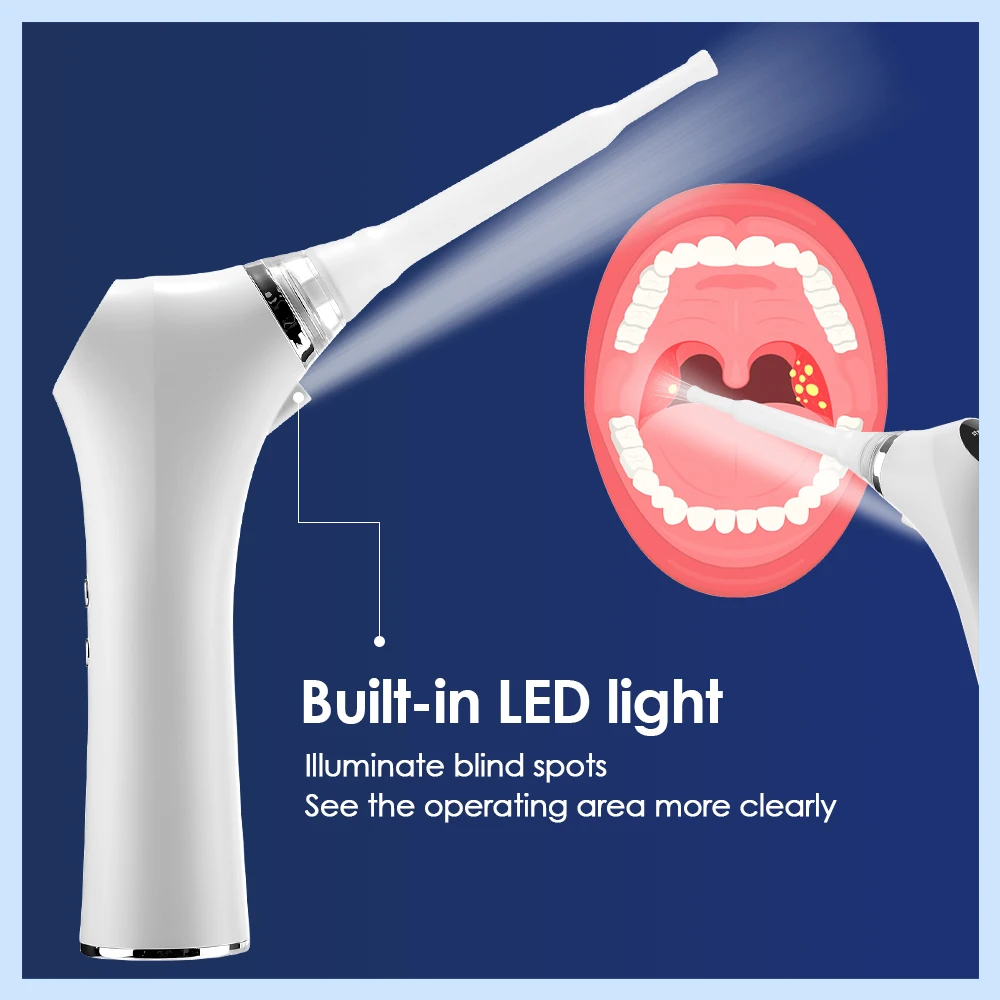 Электрический набор для удаления миндалин Вакуумный шприц орошения с 3 режимами