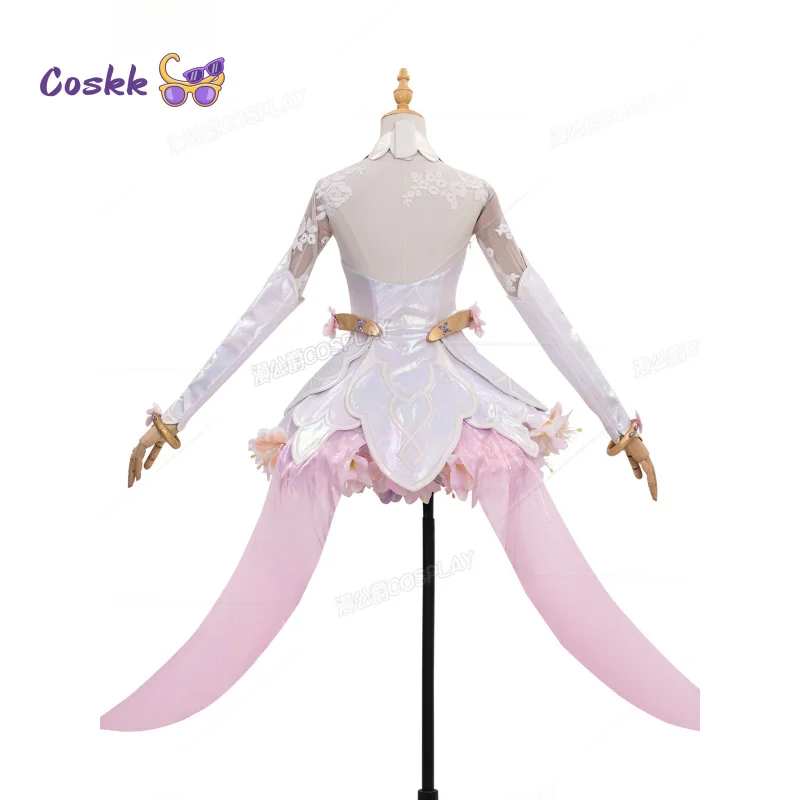 Фото Игра OW Kiriko, карнавальный костюм, униформа, женская цветочная милая свадебная одежда, аксессуар на Хэллоуин, карнавал, Рождество, новая униформа №2