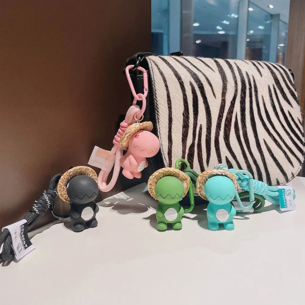 

Cute Creative Doll Acrylic Key Ring Animal Korean Style Key Chain Dinosaur Toy Bag Pendant Car Key Accessories