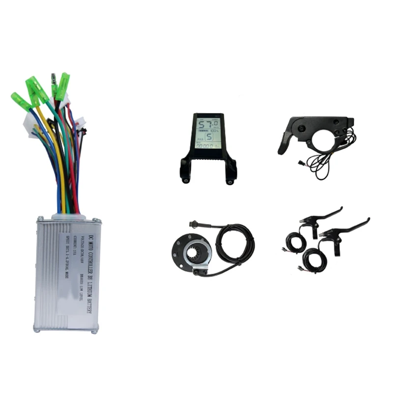 

JN17A Full Common Head Controller Kit 36V 48V Metal+Plastic 250W-350W For Electric Bicycle Motor Conversion Kit With S830 Meter
