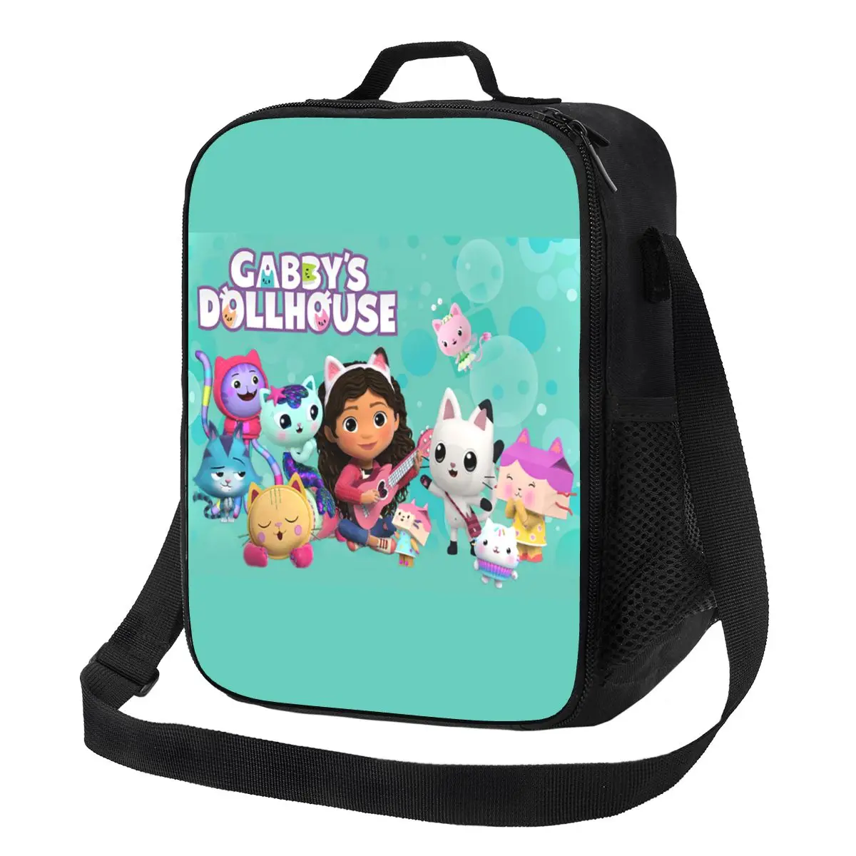 

Теплоизолированные ланч-пакеты Gabby, Портативный Ланч-контейнер с изображением Русалочки для кукольного домика, для кемпинга и путешествий, контейнер для еды Bento