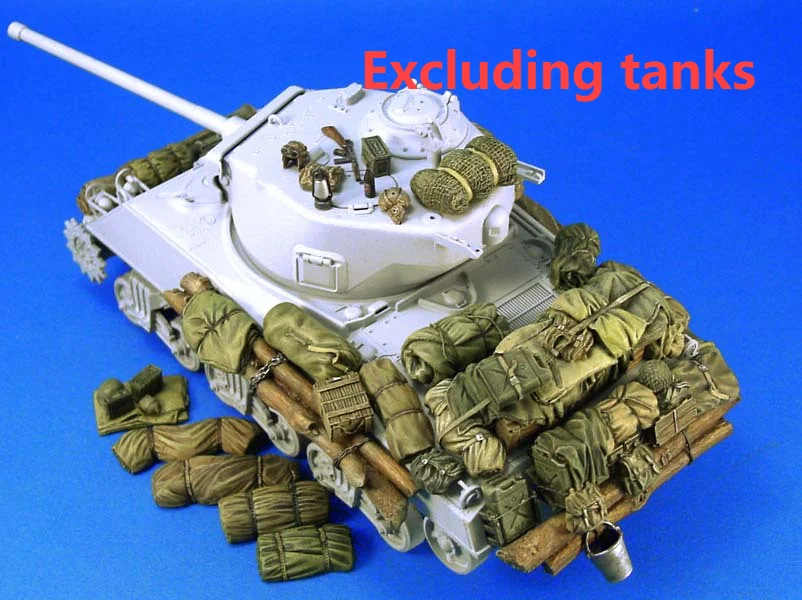 Us M4 Sherman Tank Resin Pile Unpainted