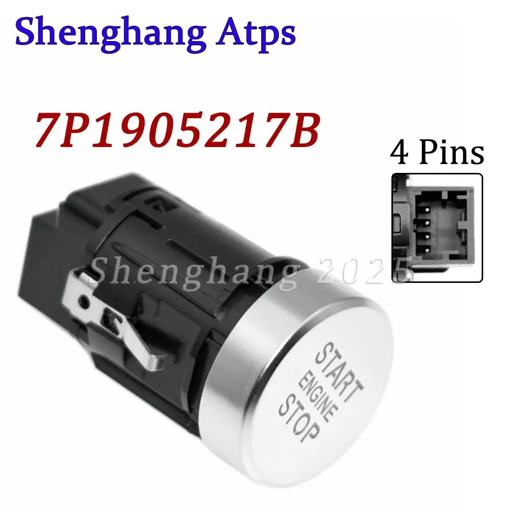 

Выключатель запуска двигателя, кнопка 7P 1905217 A 7P1 905 217 A для VW Touareg 11-14 7P 1905217 B 7P1 905 217 B для VW Touareg 15-18