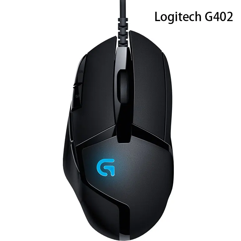 

Logitech оригинальная G402 Hyperion Fury FPS игровая Высококачественная Проводная оптическая мышь Компьютерные периферийные аксессуары