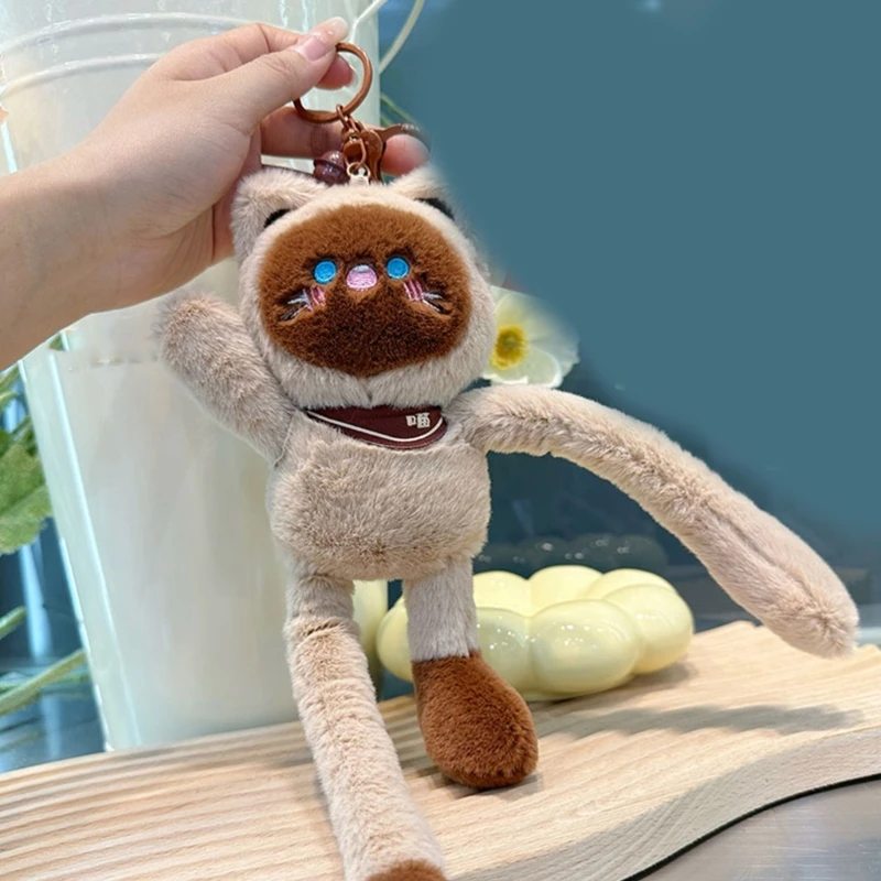 Симпатичные пушистые кошки брелоки орнамент использовать дружелюбные кулон